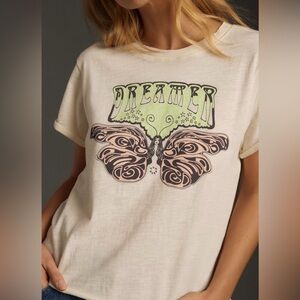 Sun Keep x with Anthropologie Graphic Tee - Cream